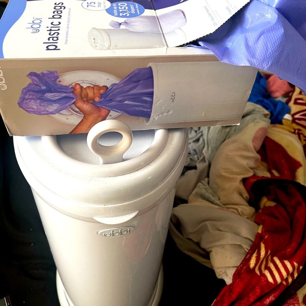 Ubbi diaper trash bin